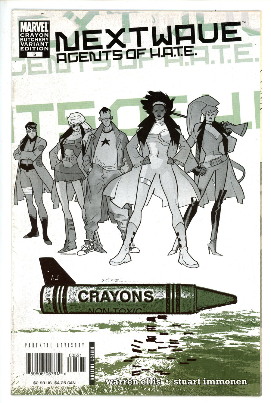 Nextwave: Agents of H.A.T.E. 5 Crayon Variant