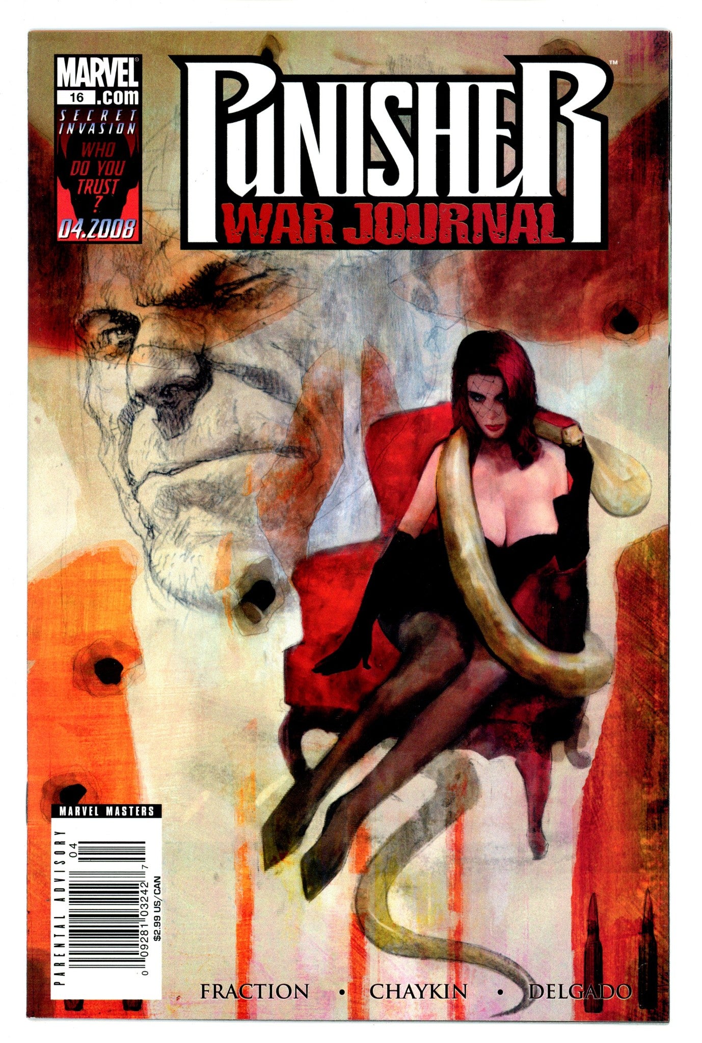 Punisher War Journal Vol 2 16 Newsstand VF+