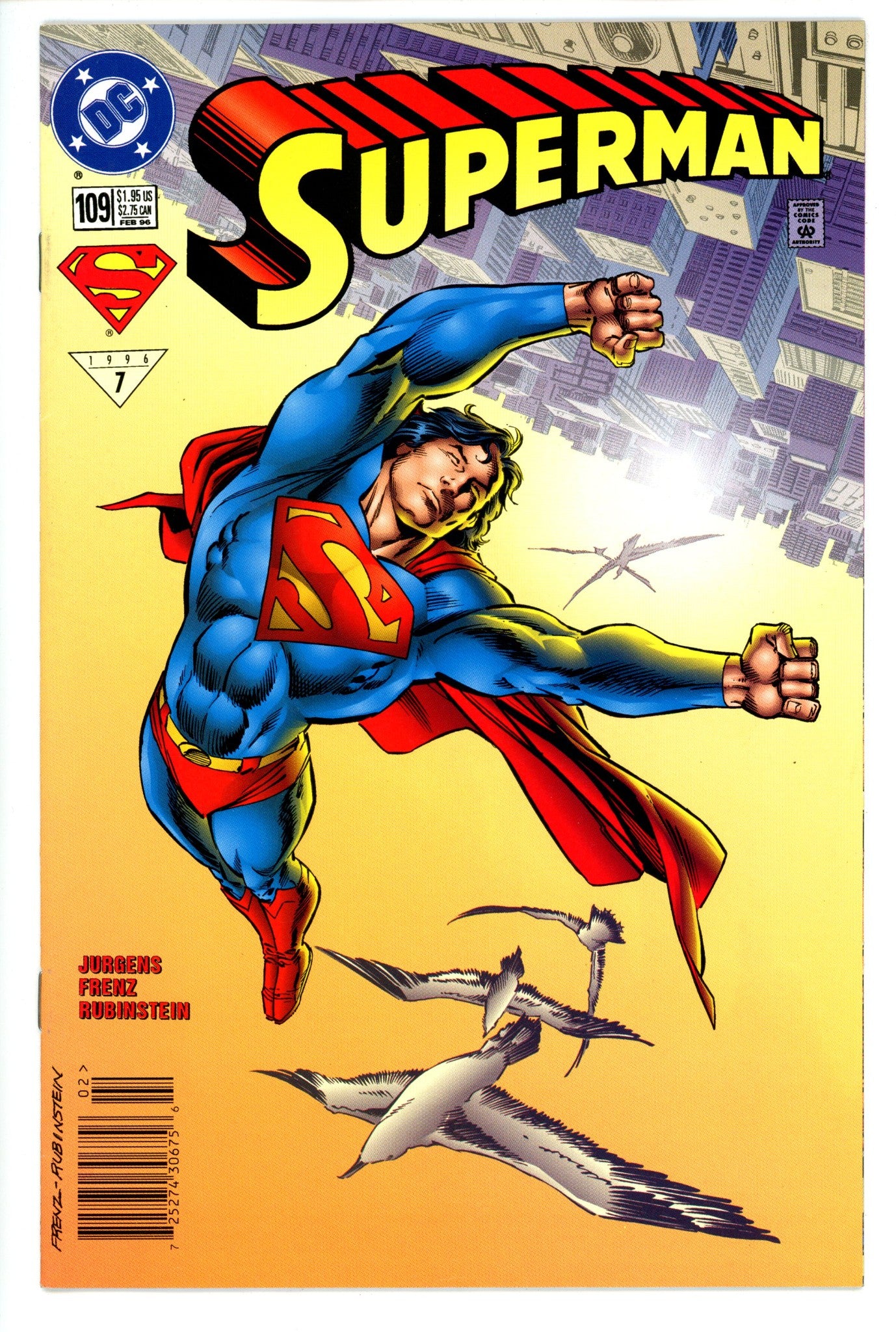 Superman Vol 2 109 Newsstand