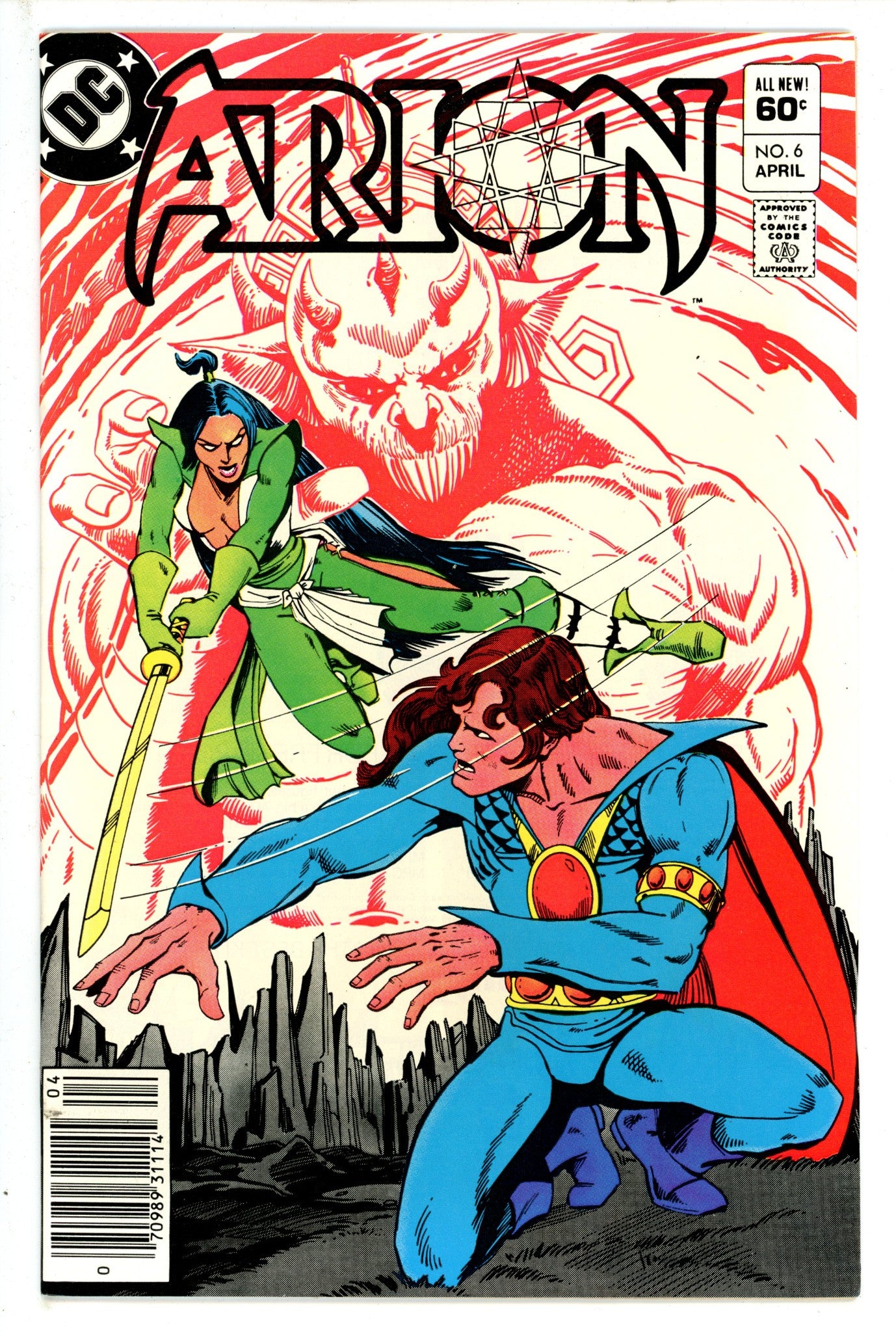 Arion, Lord of Atlantis 6 Newsstand (1983)