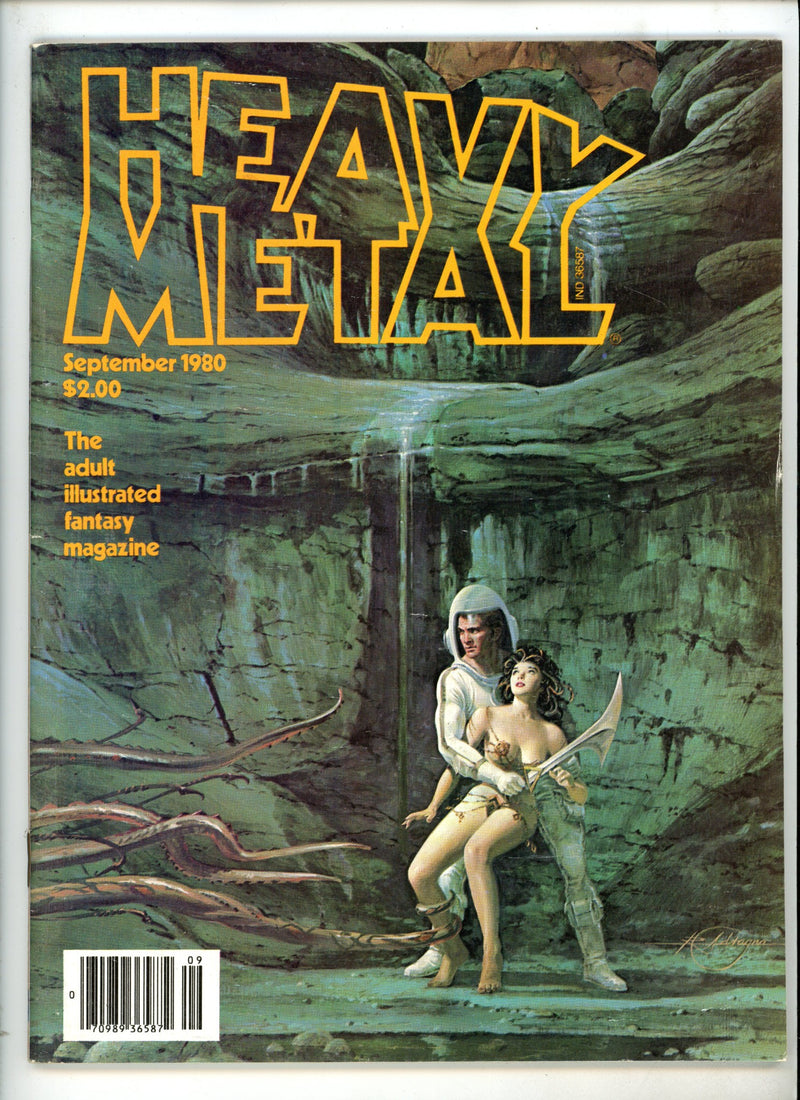 Heavy Metal Vol 1980 September Newsstand FN+