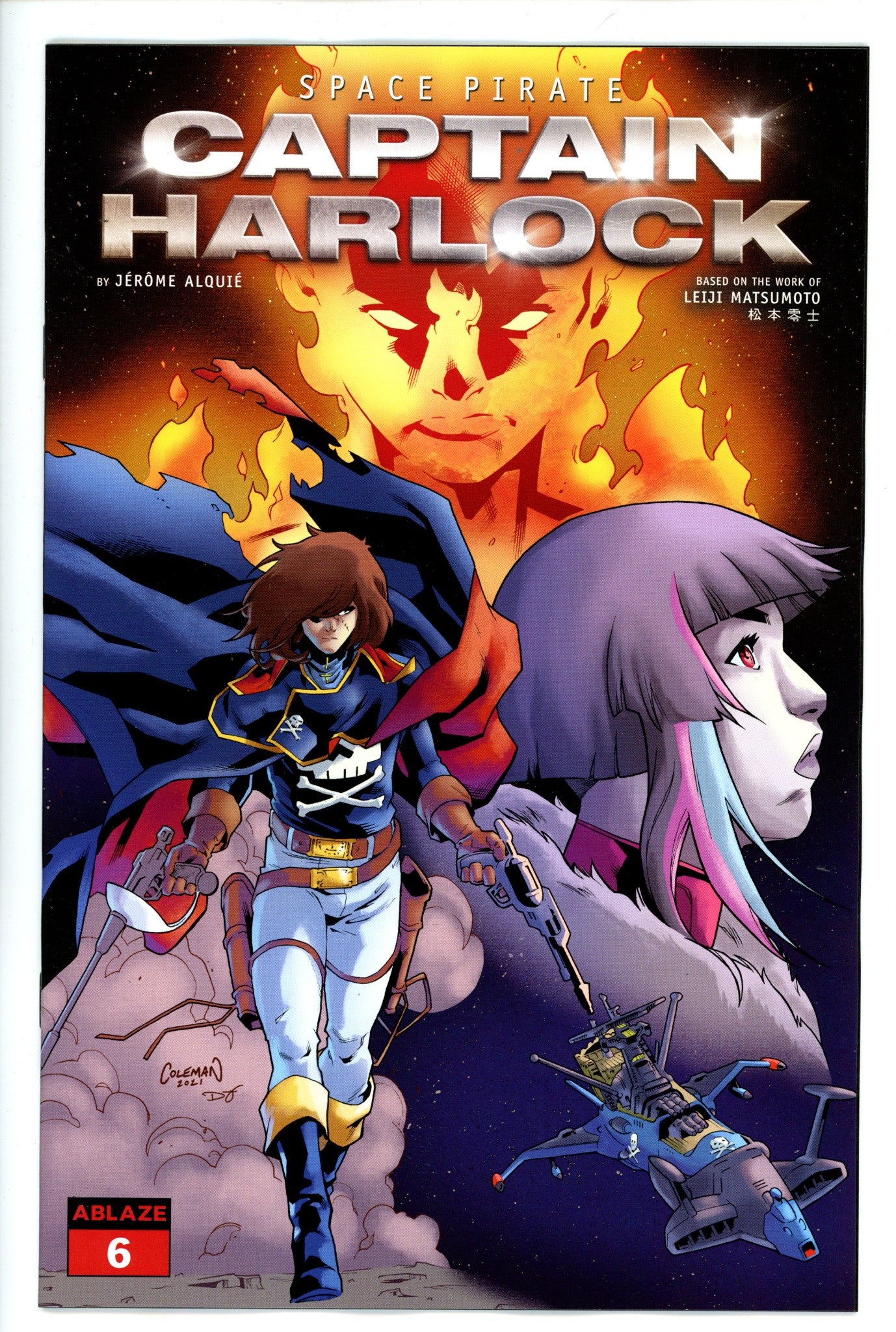 Space Pirate Captain Harlock 6 Coleman Variant (2021)