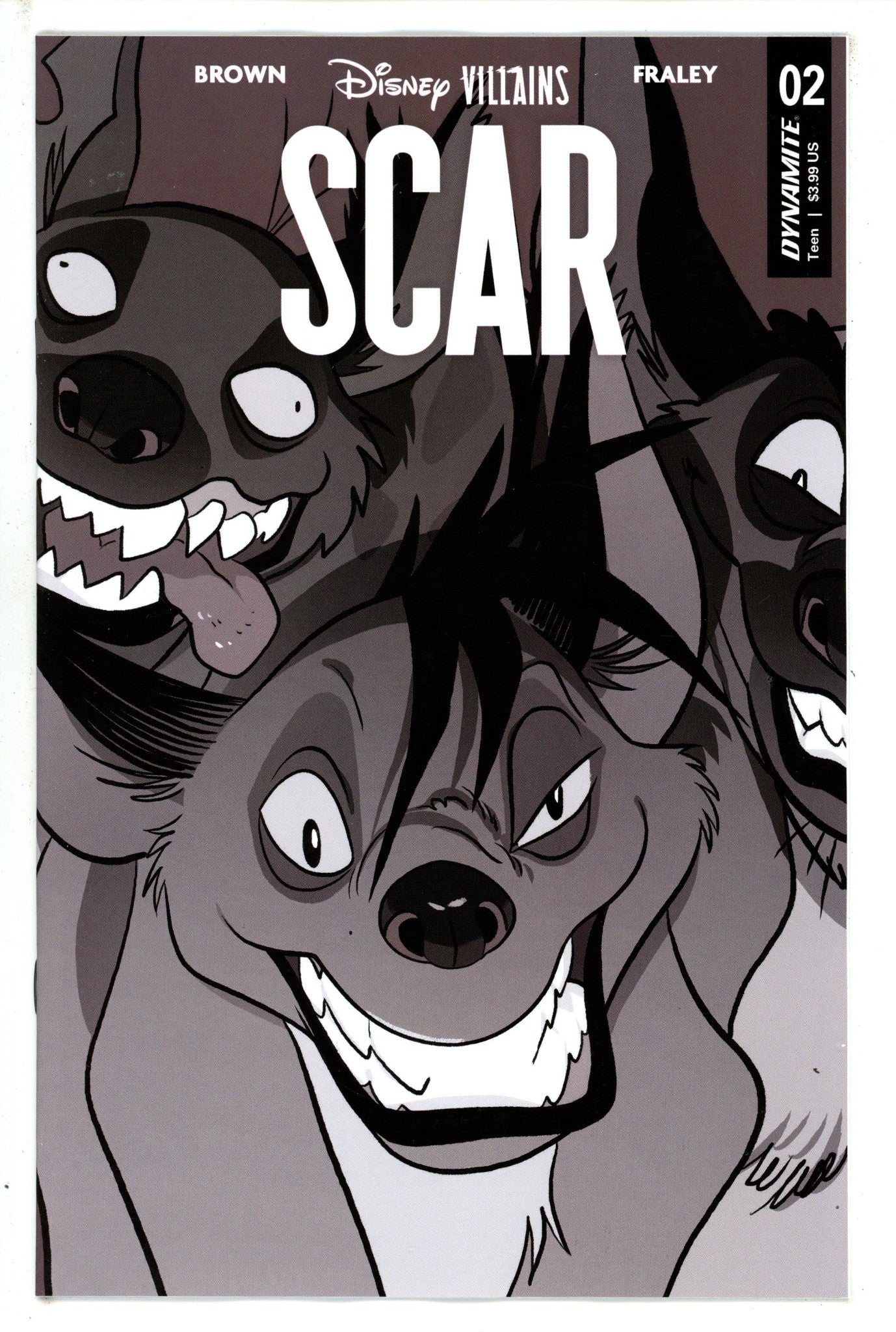 Disney Villains Scar 2 Henderson B&W Incentive Variant (2023)