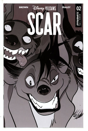 Disney Villains Scar 2 Henderson B&W Incentive Variant (2023)