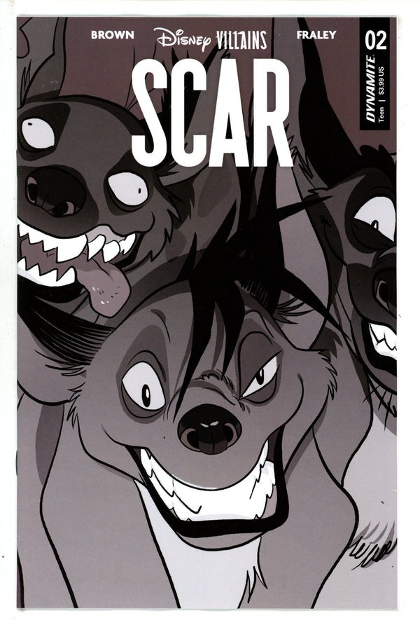 Disney Villains Scar 2 Henderson B&W Incentive Variant (2023)