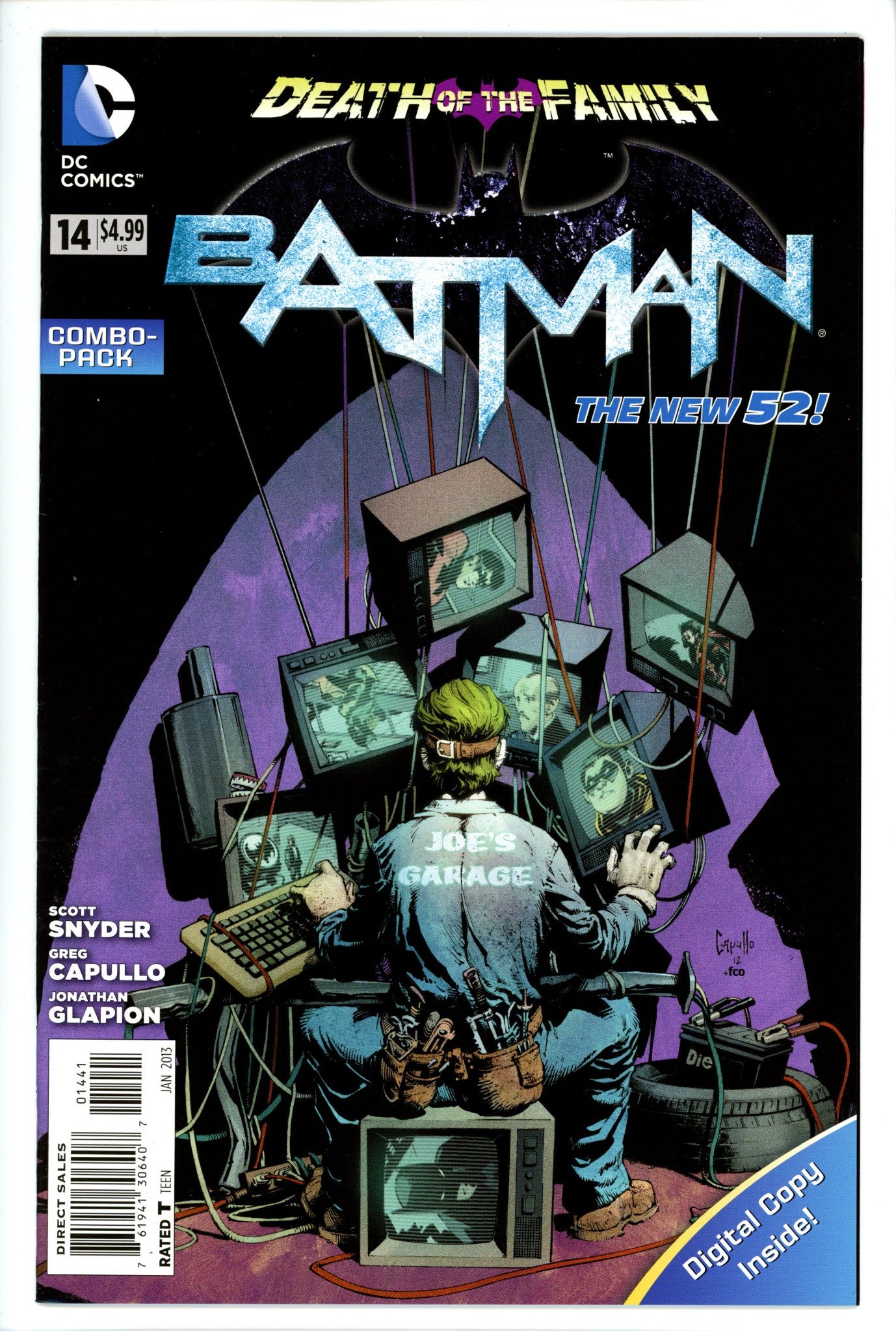Batman Vol 2 14 Variant VF-DC-CaptCan Comics Inc