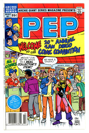 Archie Giant Series Magazine 601 Newsstand VF+ (1989)
