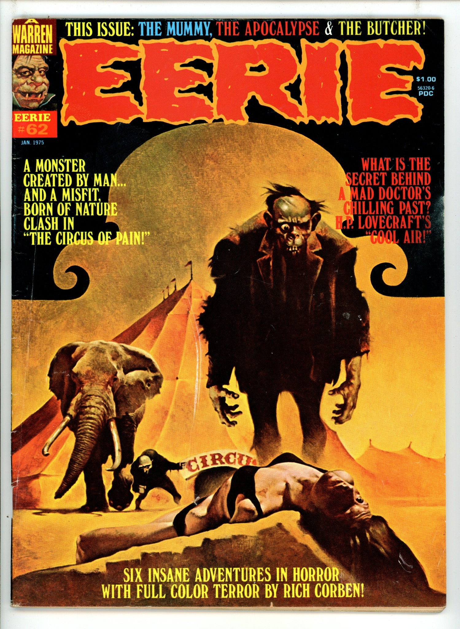 Eerie 62 VG/FN (1975)