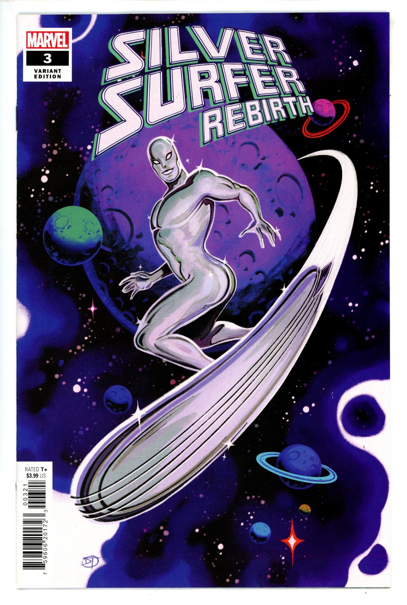 Silver Surfer Rebirth 3 Talaski Variant (2022)