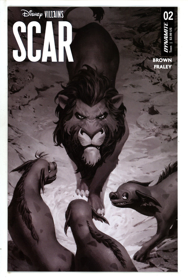 Disney Villains Scar 2 Yoon B&W Incentive Variant (2023)
