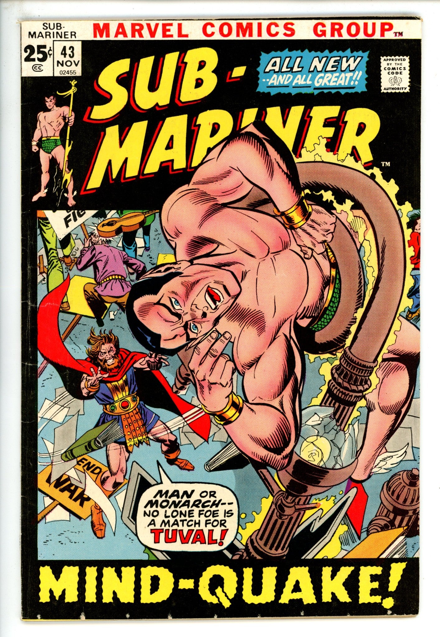Sub-Mariner Vol 1 43 FN (1971)