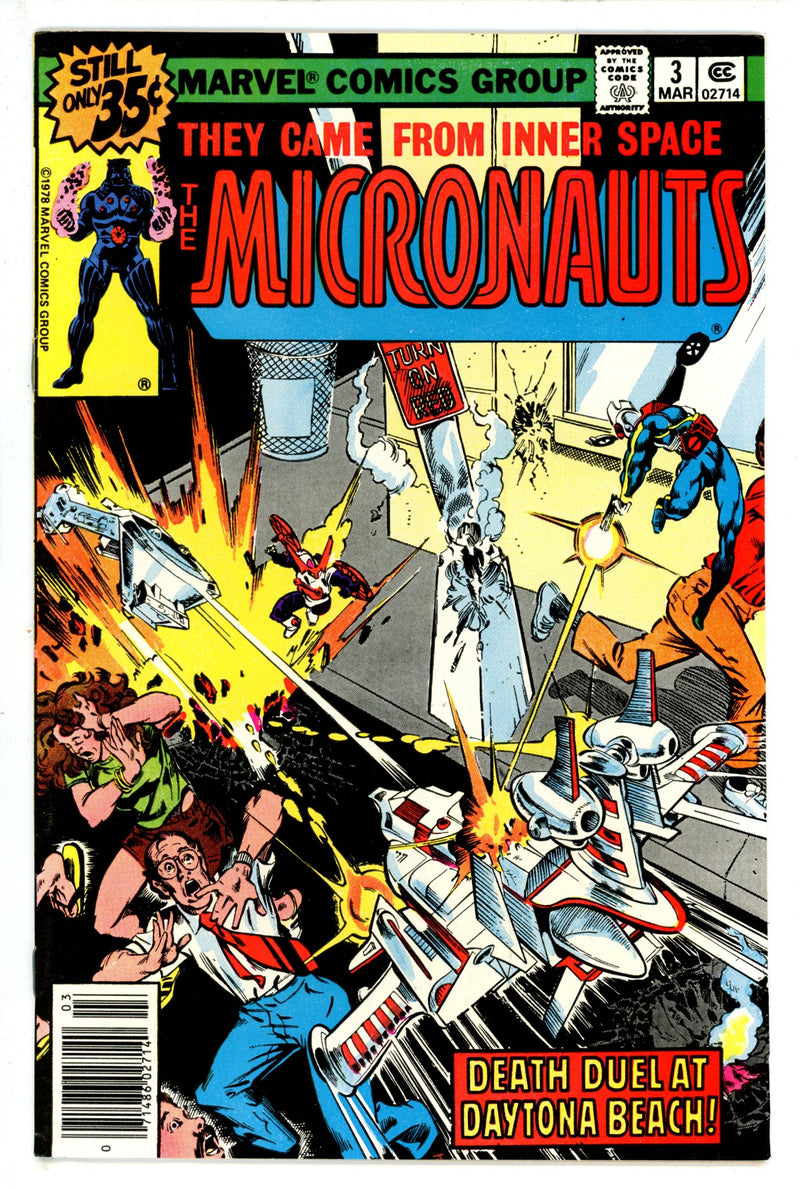 Micronauts Vol 1 3 Newsstand (1978)