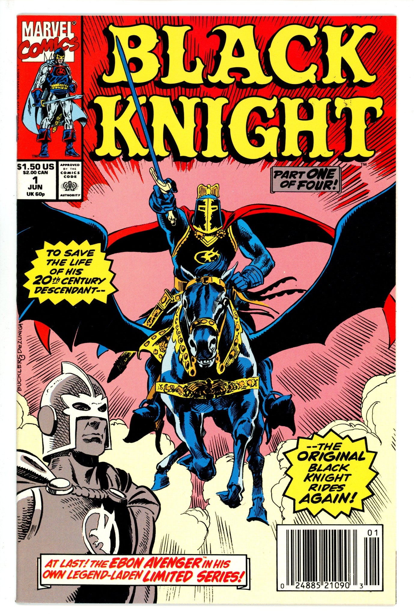 Black Knight Vol 2 1 NM- (1990)