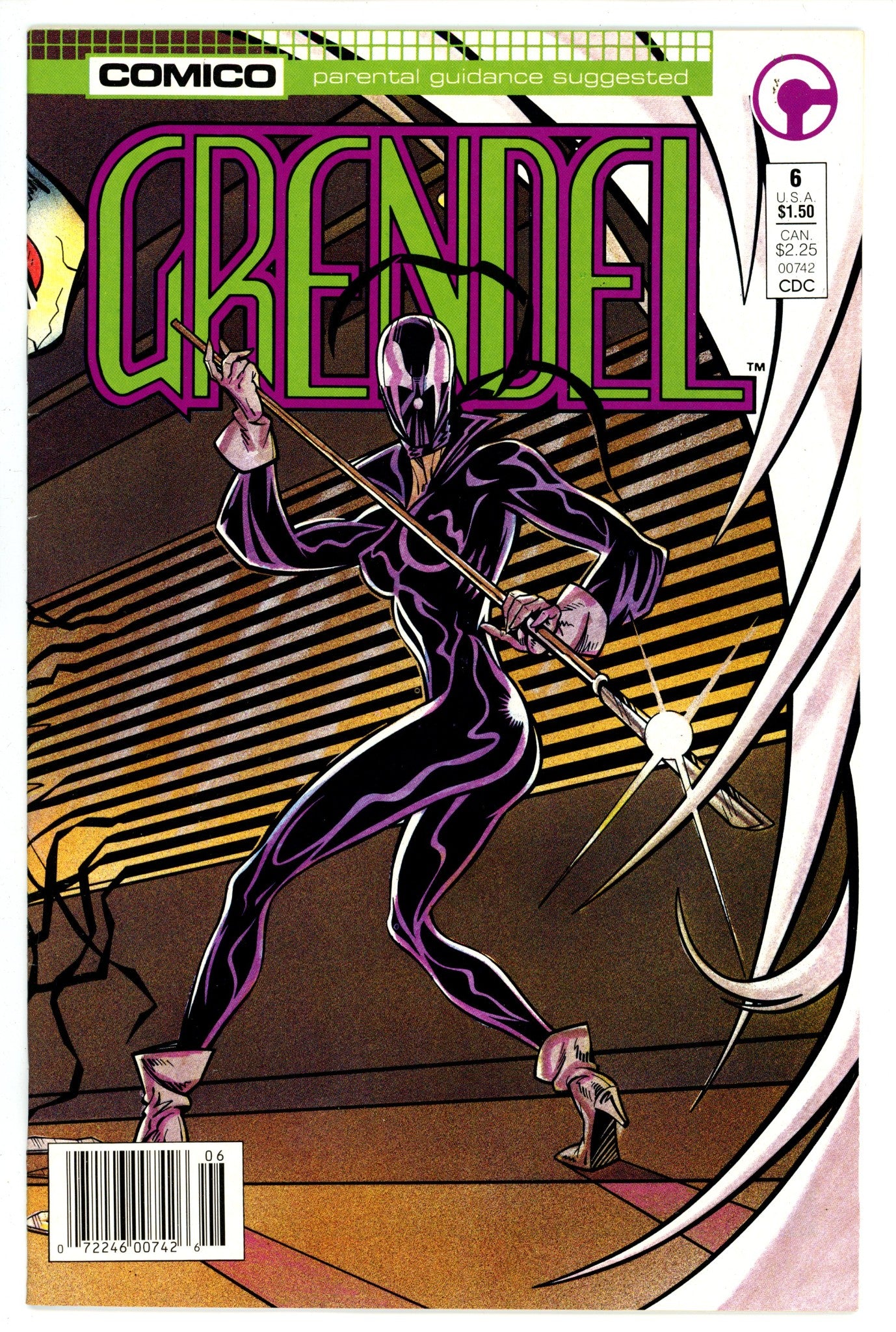 Grendel Vol 2 6 Newsstand (1987)