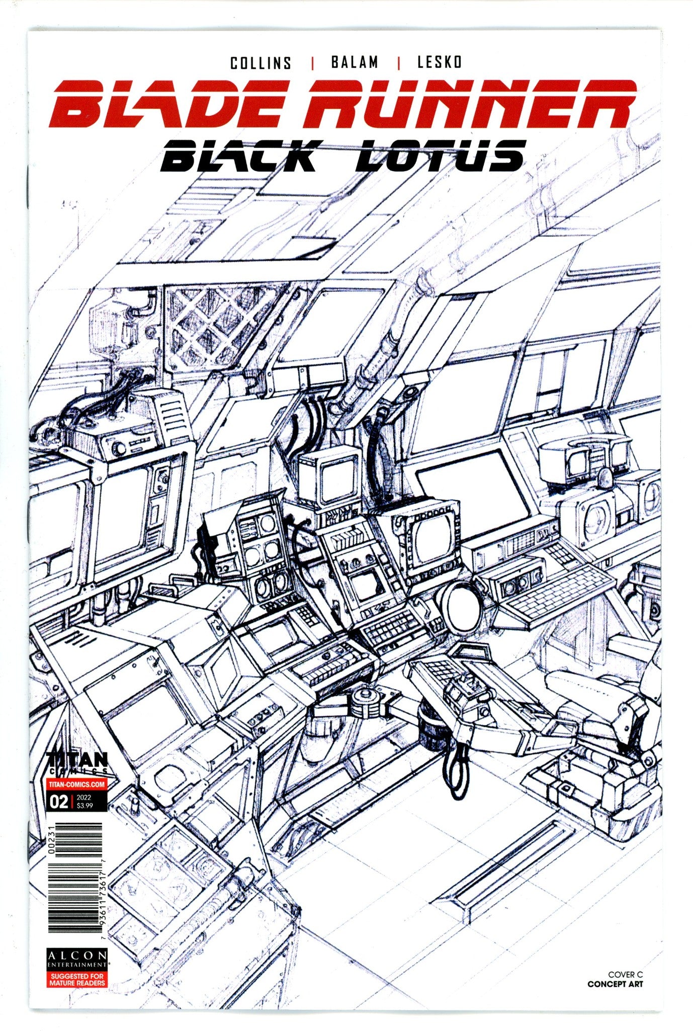 Blade Runner Black Lotus 2 Concept Art Variant (2022)