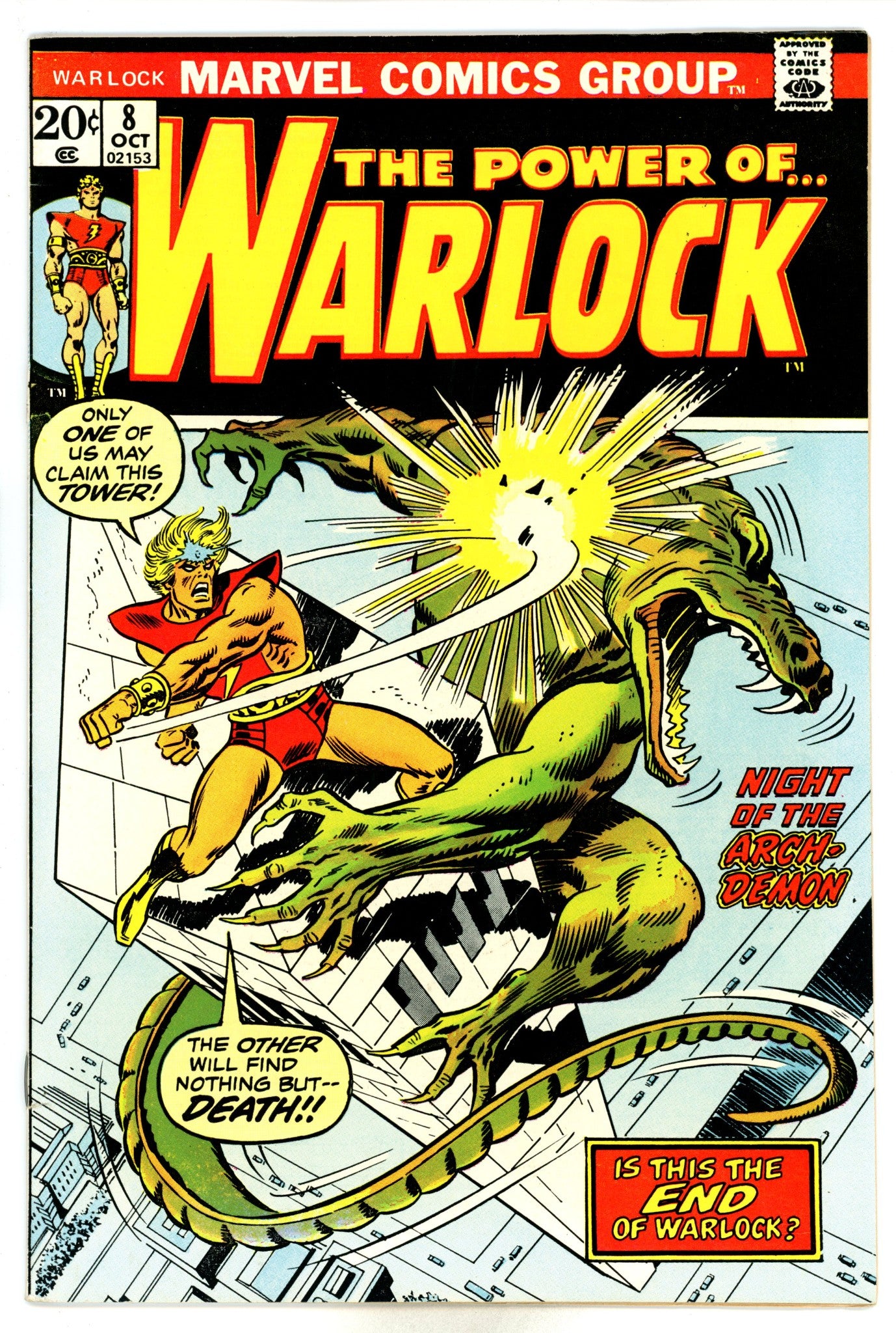 Warlock Vol 1 8 VF-