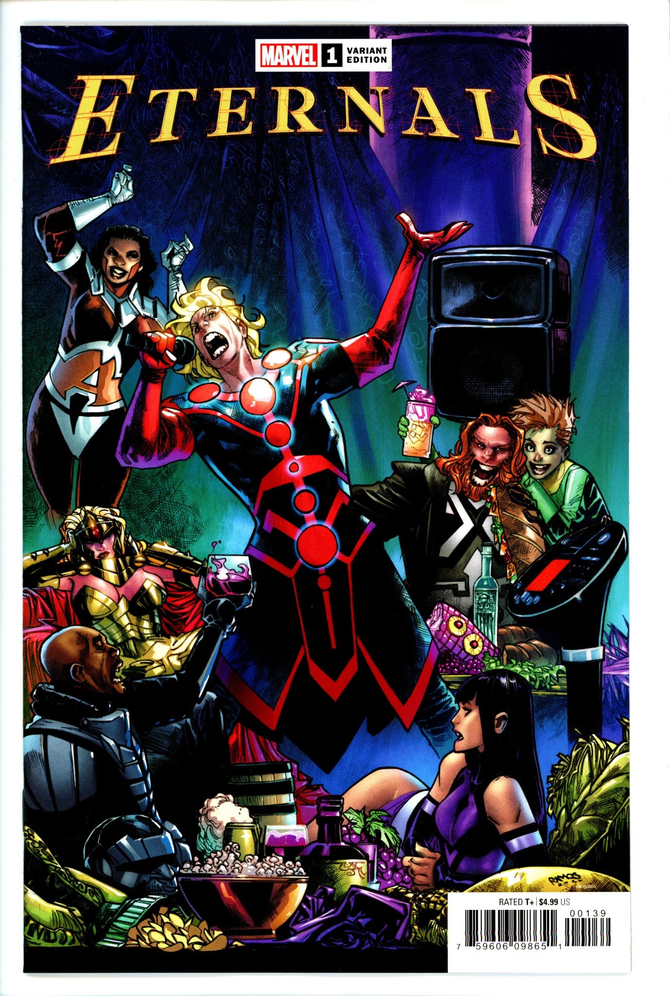 Eternals Vol 5 1 Ramos Variant-Marvel-CaptCan Comics Inc
