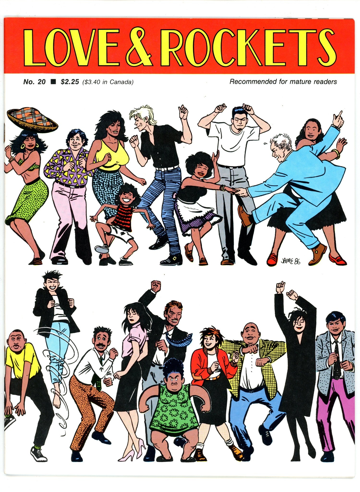 Love and Rockets 20 VF+ (1987)