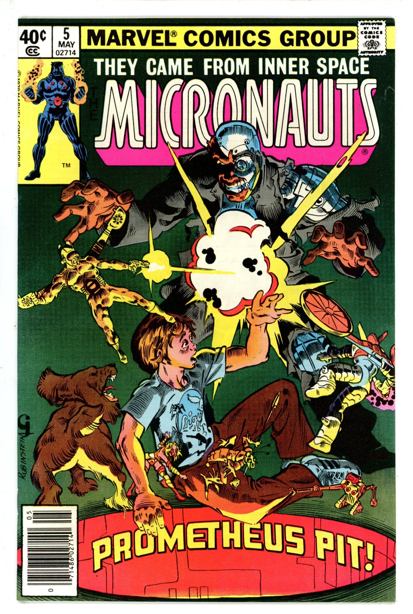 Micronauts Vol 1 5 Newsstand (1979)