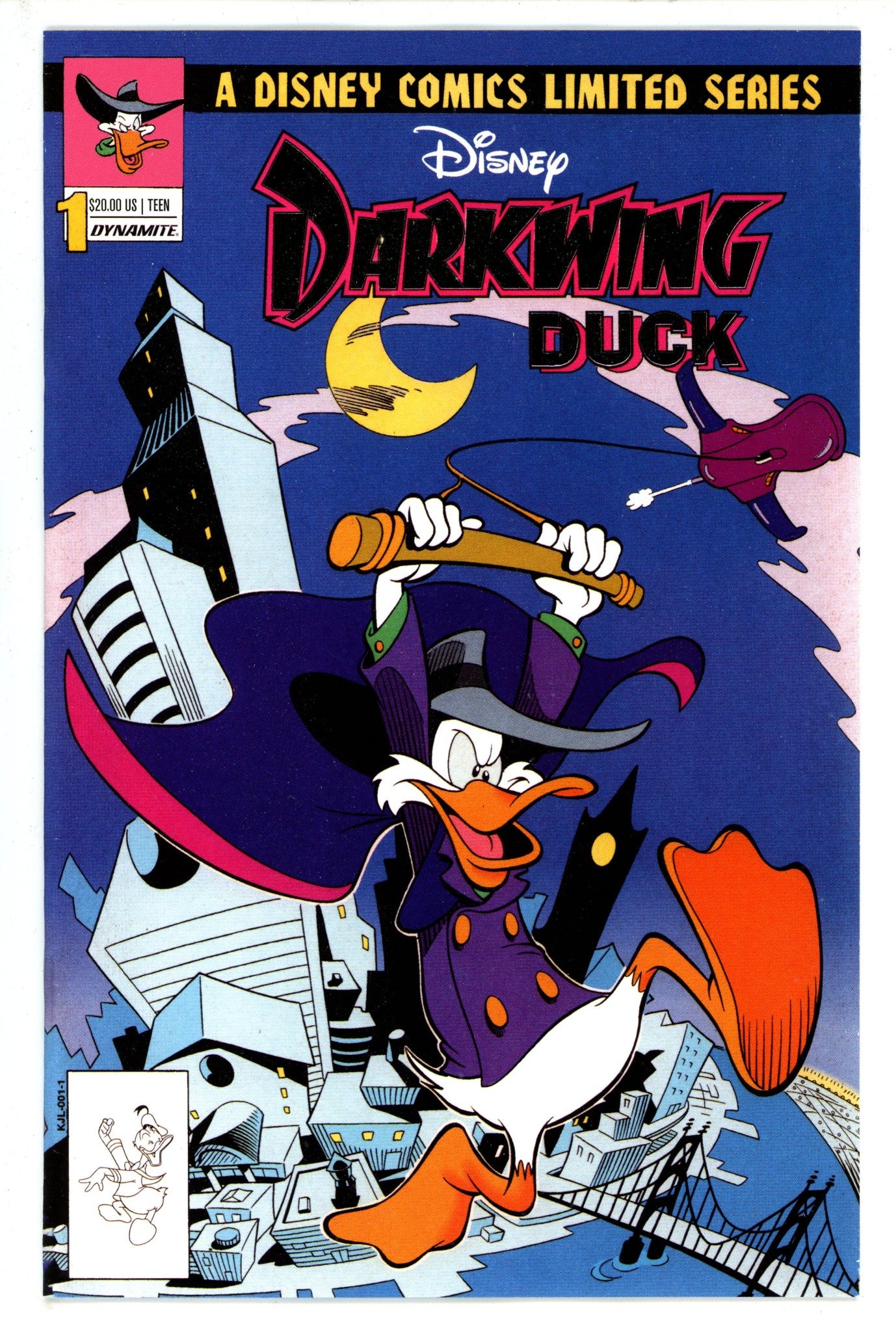 Darkwing Duck 1 Facsimile Gold Foil Variant (2023)