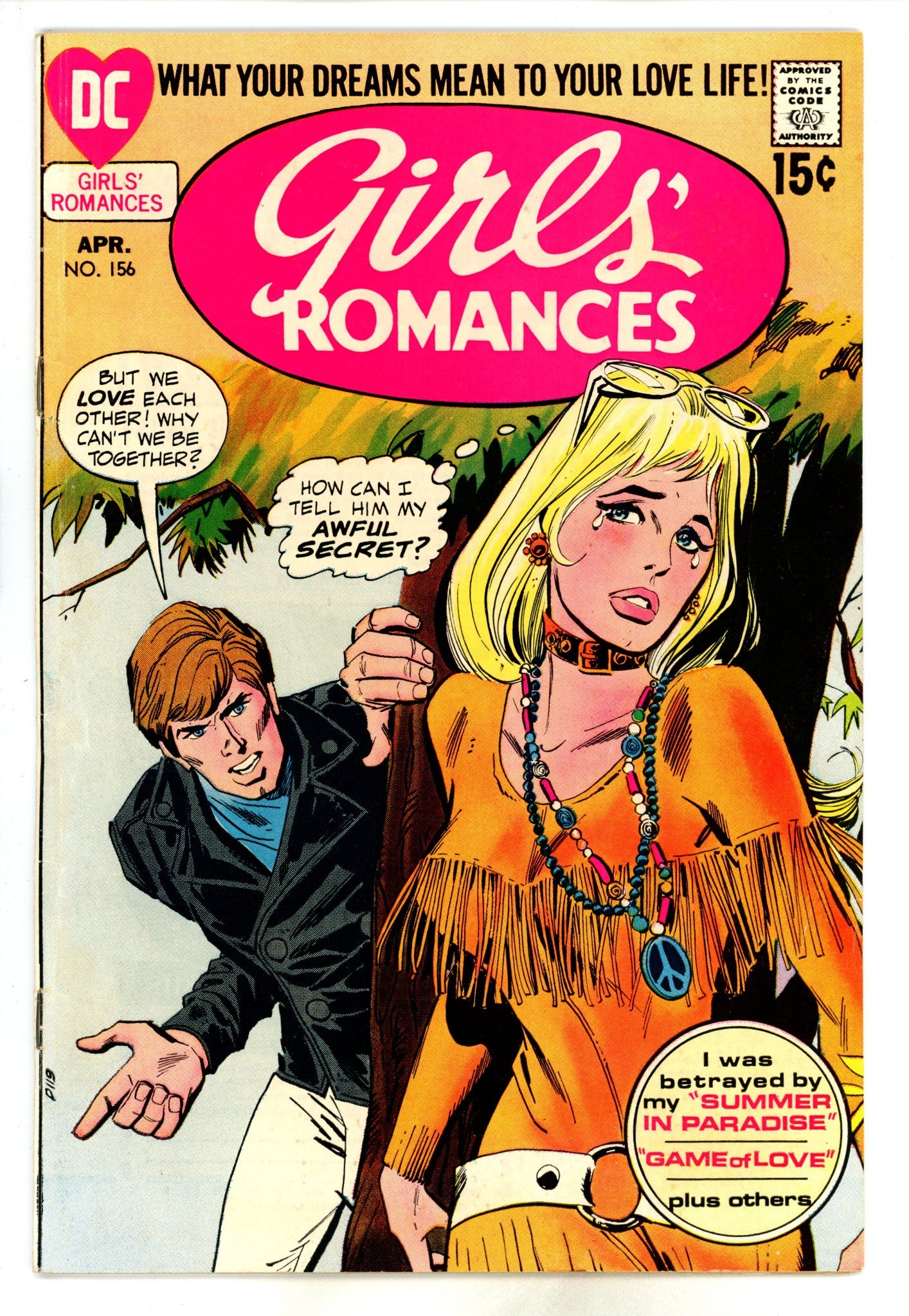 Girls' Romances 156 Centerfold Detached Apparent FN