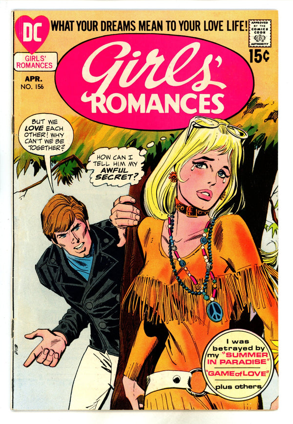 Girls' Romances 156 Centerfold Detached Apparent FN