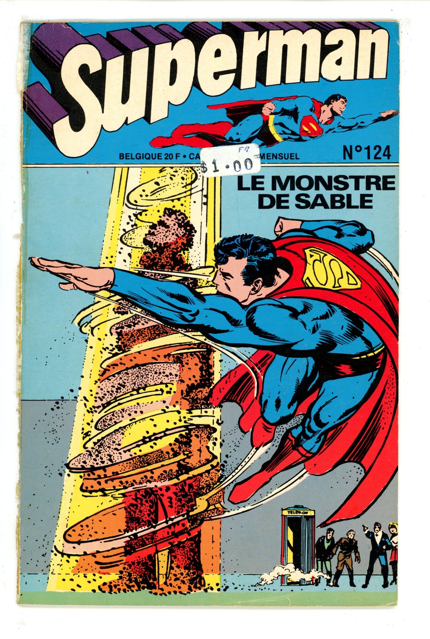 Superman 124 Belgium Removed From Glued Volume