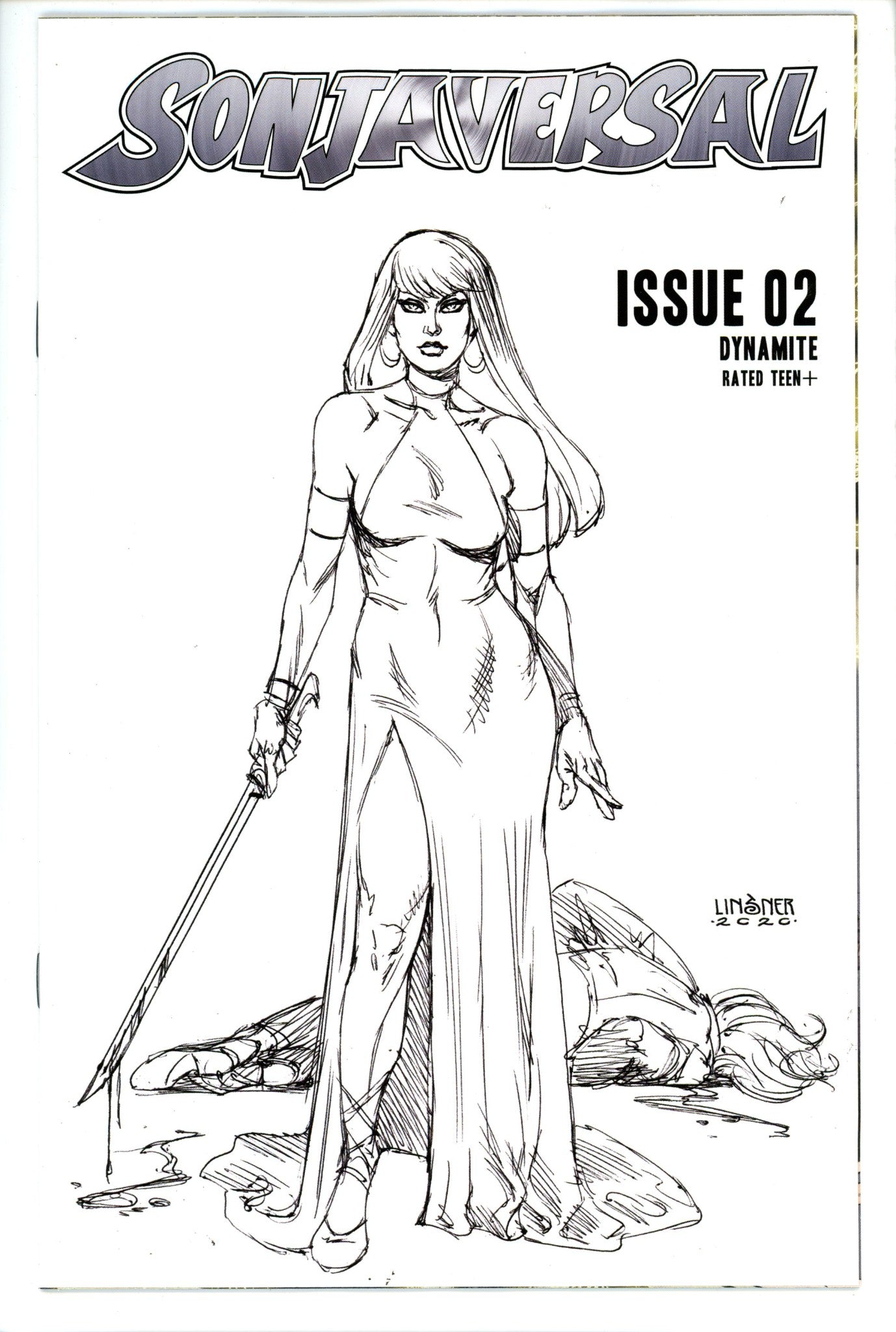 Sonjaversal 2 Linsner Variant-Dynamite-CaptCan Comics Inc