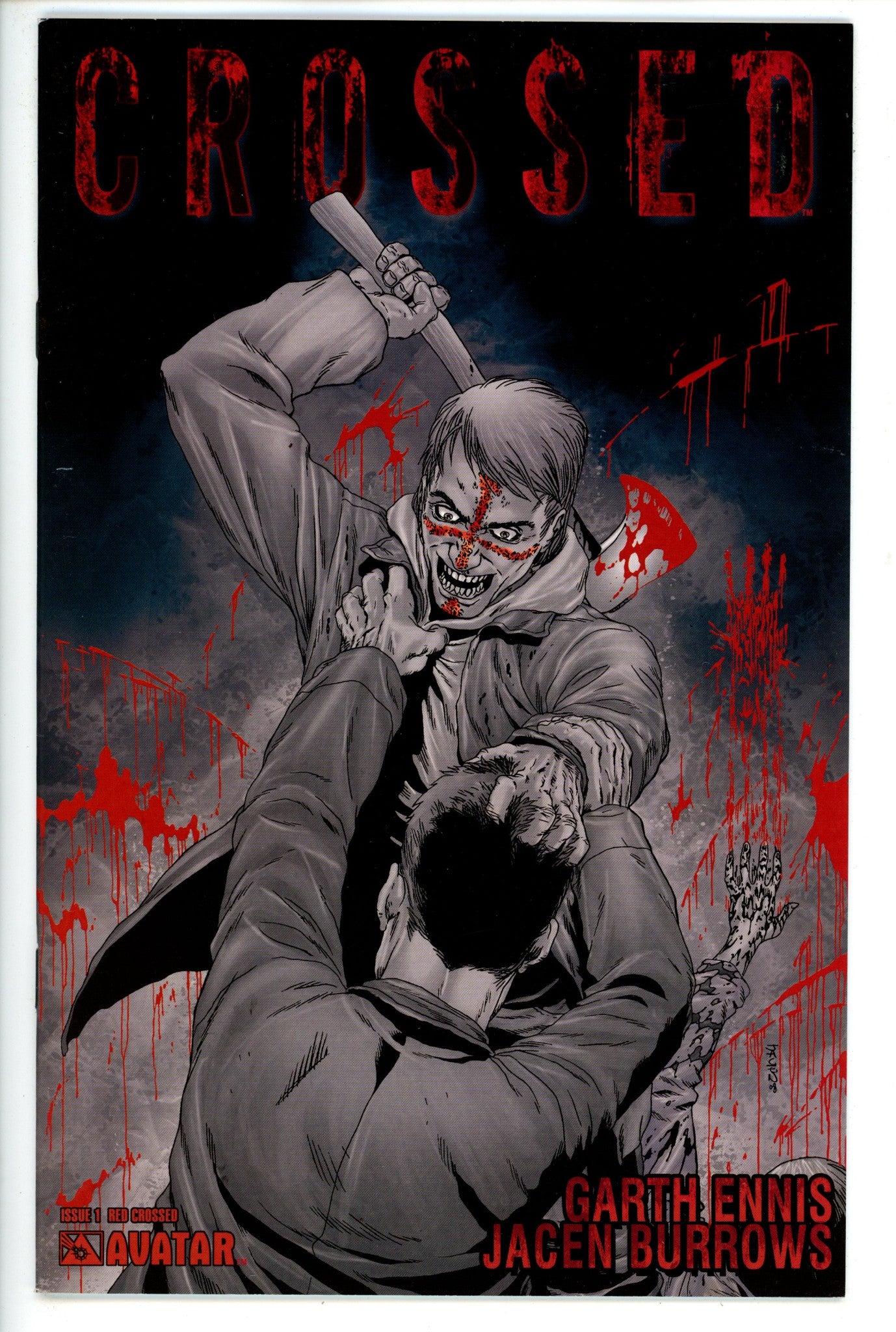 Crossed 1 Red Crossed Variant VF