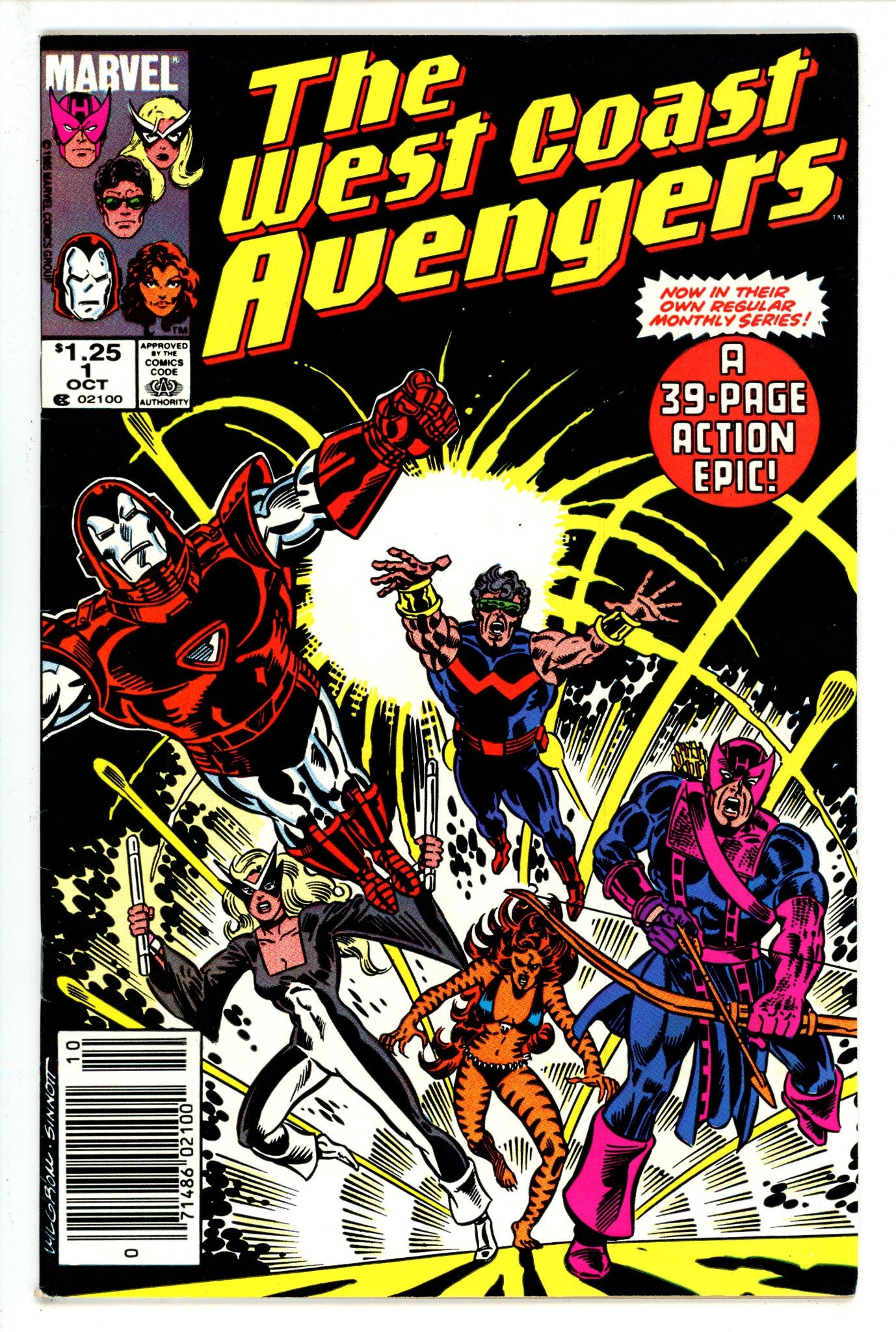 West Coast Avengers Vol 2 1 Newsstand