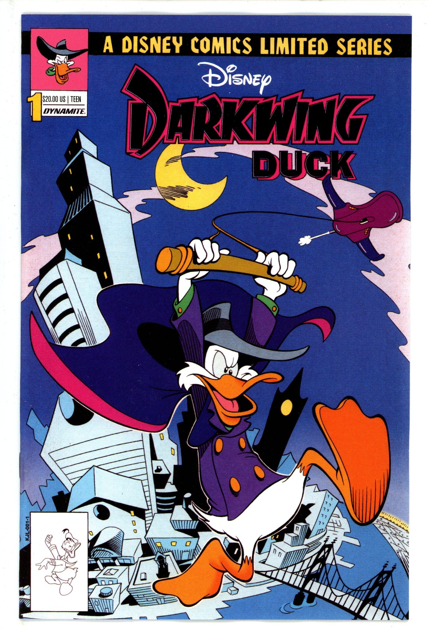 Darkwing Duck 1 Facsimile Purple Foil Variant (2023)