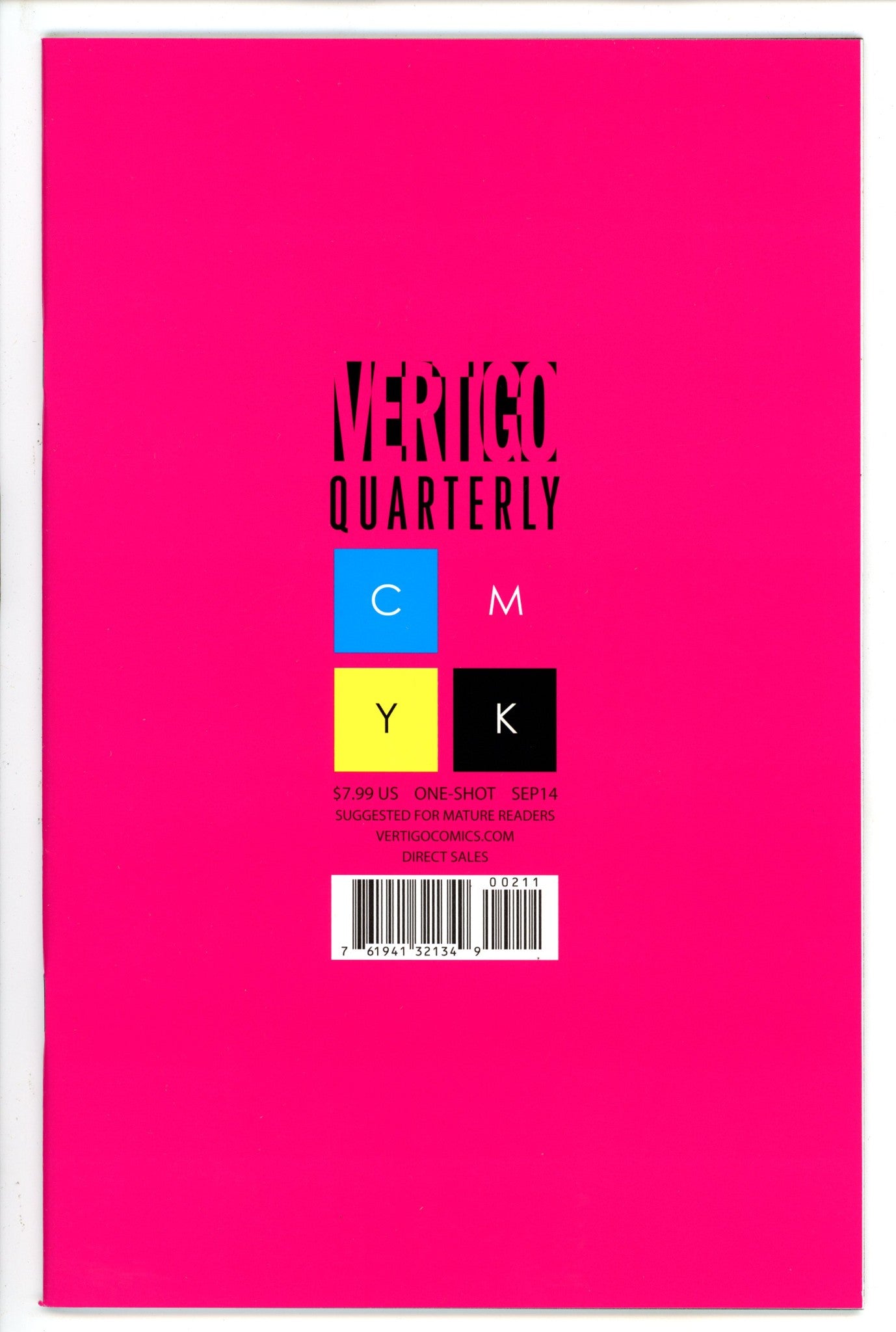 Vertigo Quarterly CMYK 2 Magenta Variant