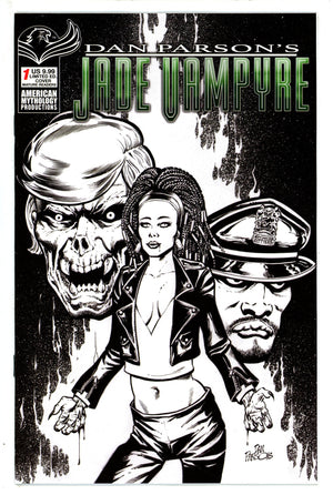 Dan Parsons Jade Vampyre 1 B&W Variant (2023)