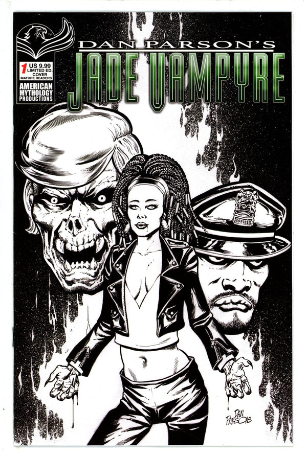 Dan Parsons Jade Vampyre 1 B&W Variant (2023)