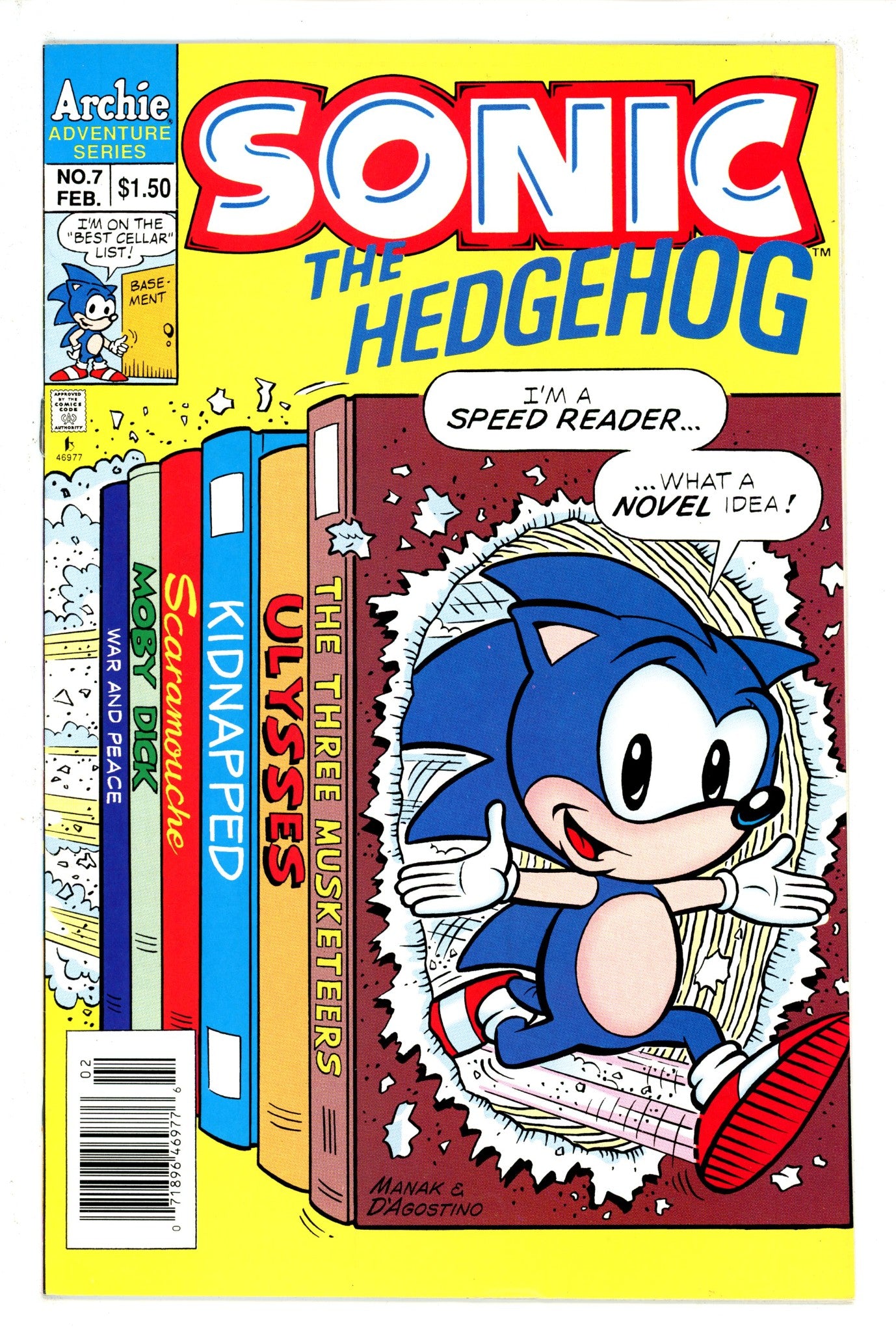 Sonic the Hedgehog Vol 2 7 Canadian VF