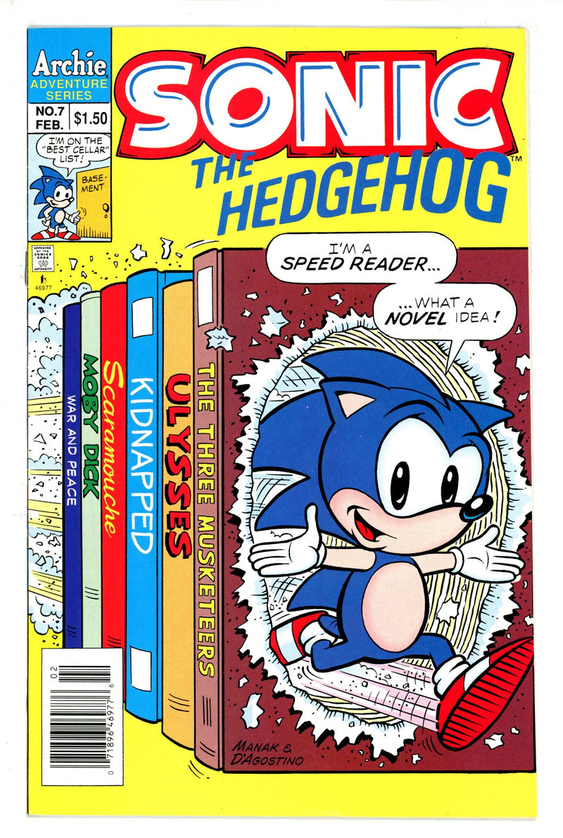 Sonic the Hedgehog Vol 2 7 Canadian VF