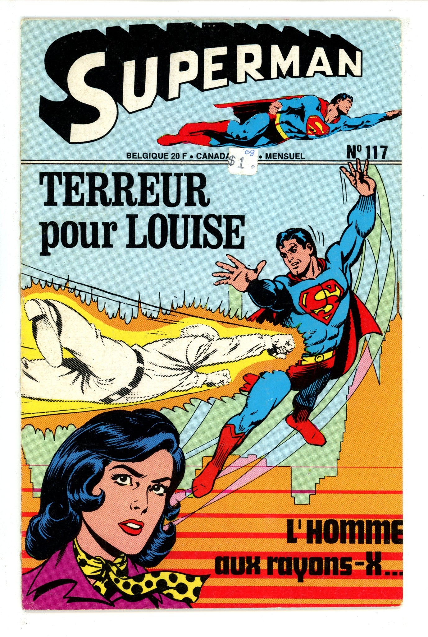Superman 117 Belgium Removed From Glued Volume