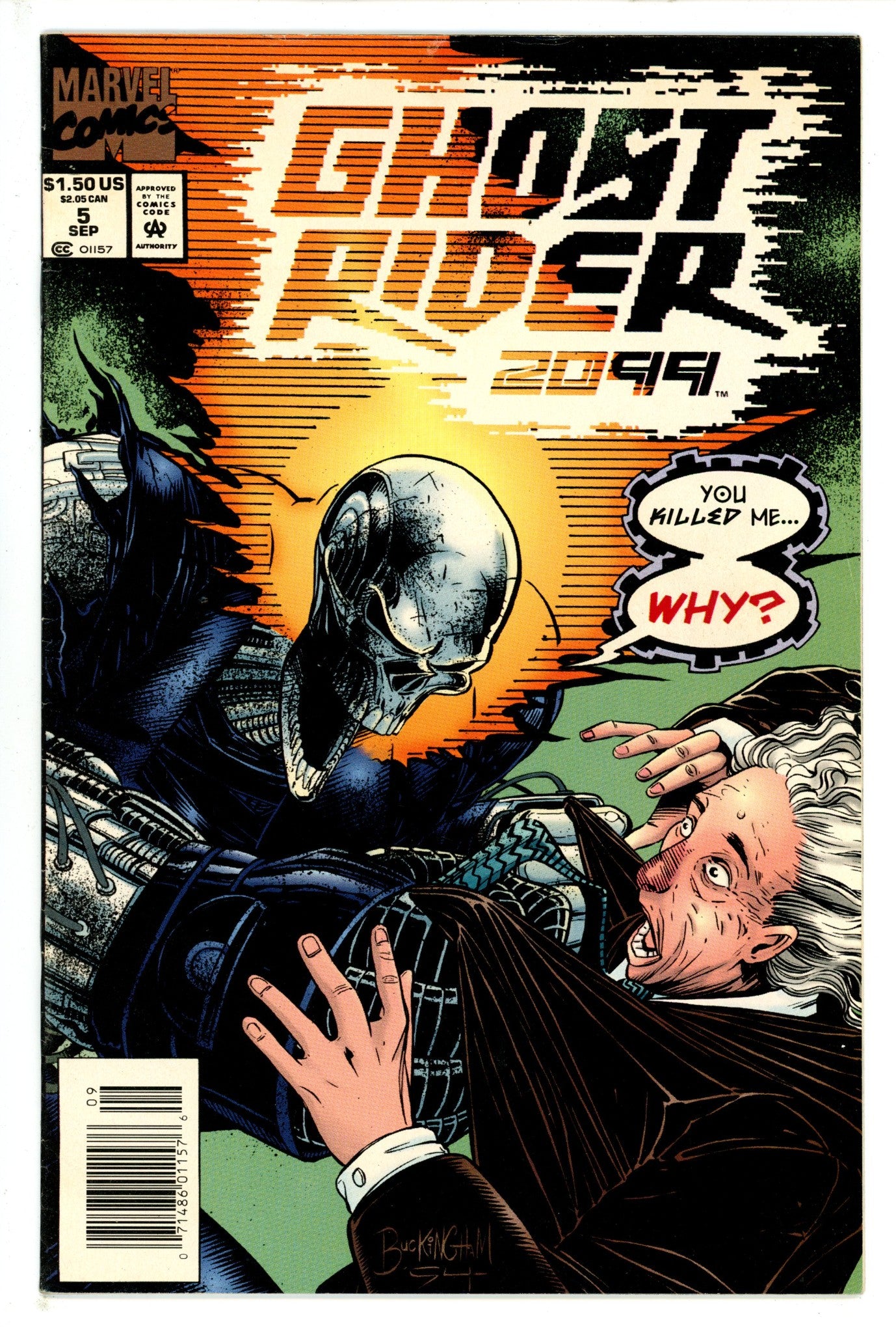 Ghost Rider 2099 Vol 1 5 Newsstand (1994)