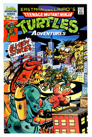Teenage Mutant Ninja Turtles Adventures Vol 2 10 Canadian Price Variant VF- (1990)