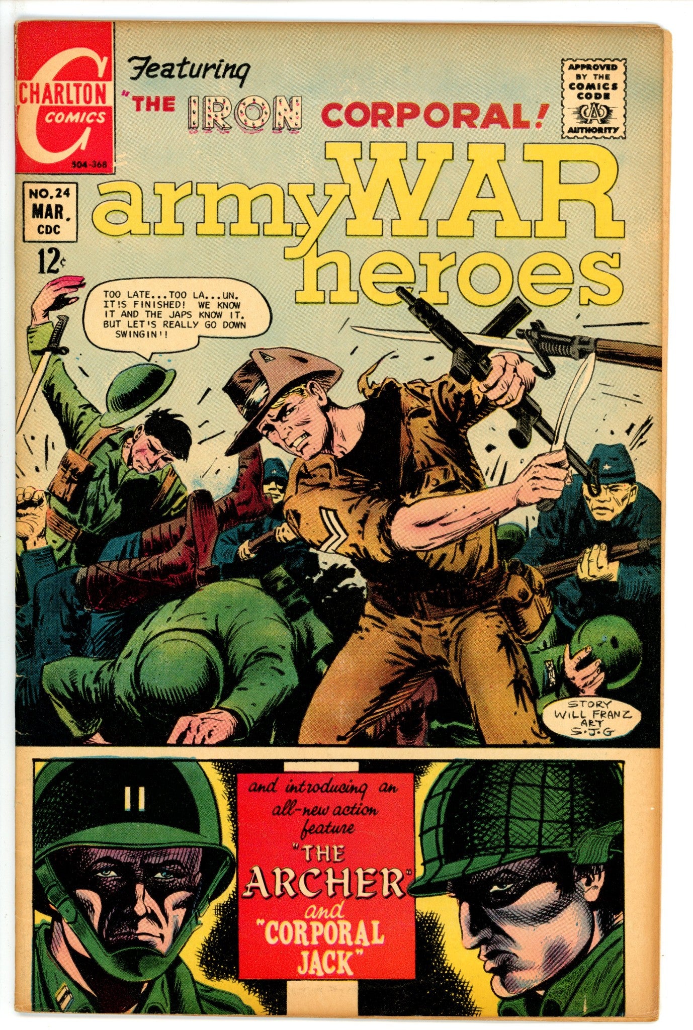 Army War Heroes 24 FN- (1968)