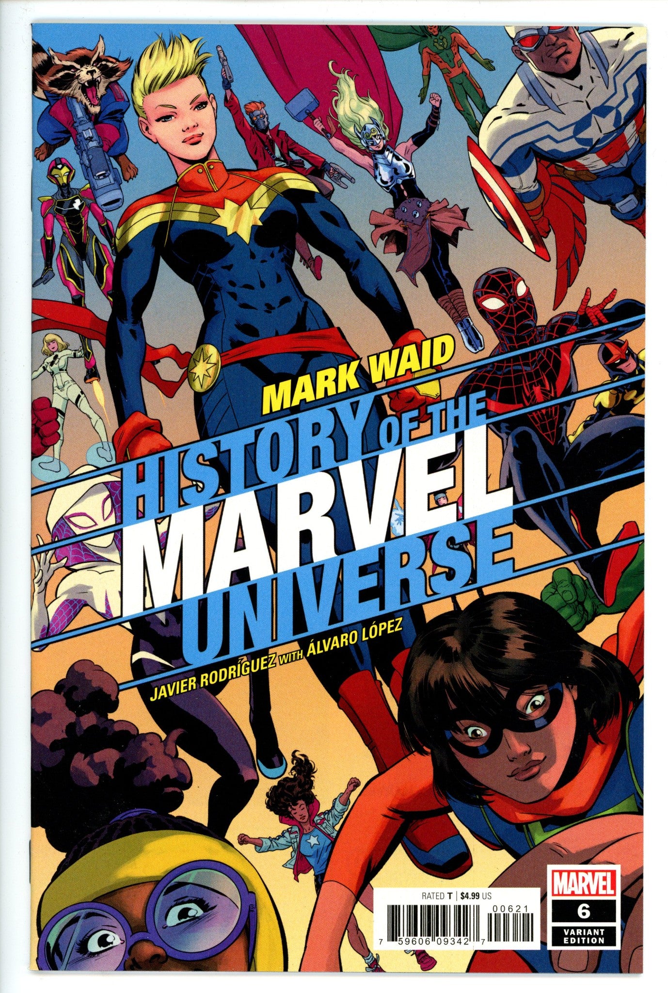 History of the Marvel Universe 6 Variant