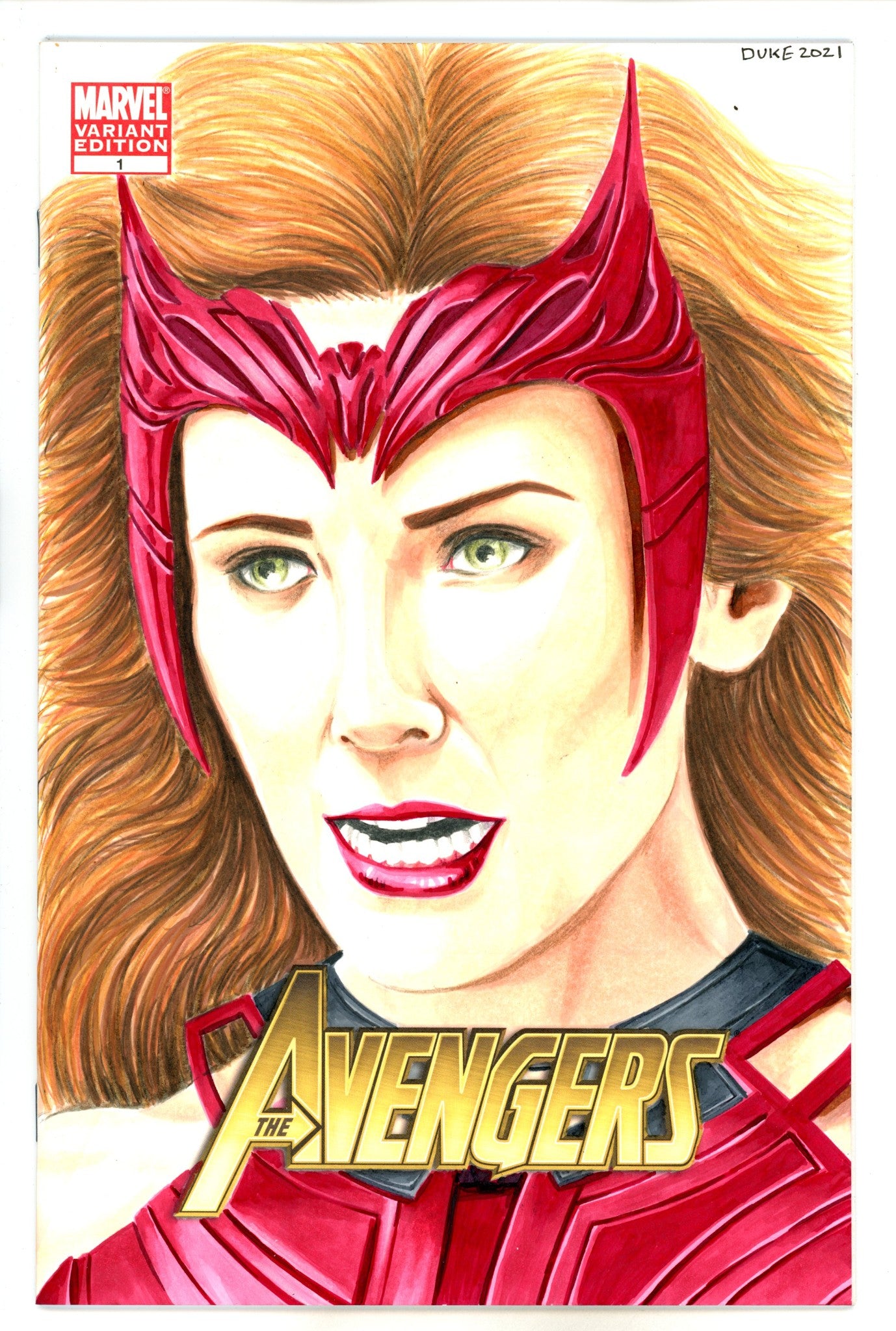 Avengers Vol 4 1 Blank Variant With David Duke Sketch