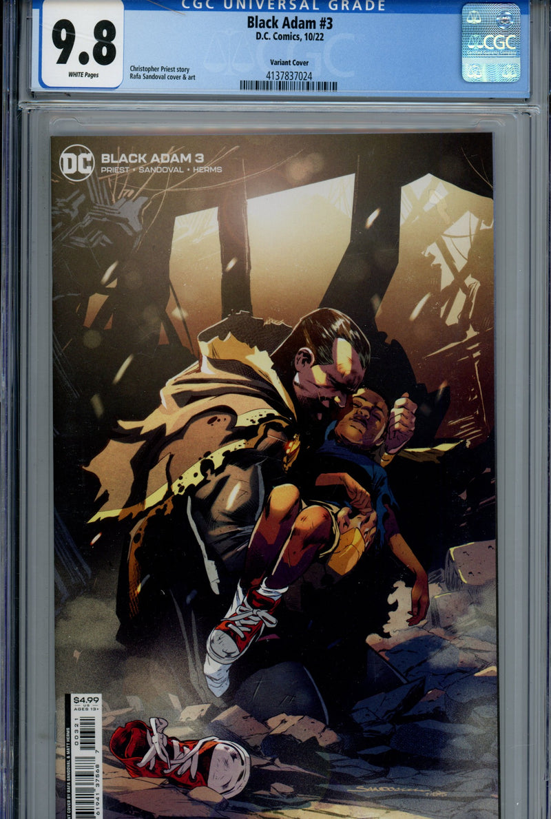 Black Adam 3 Sandoval Variant CGC 9.8 (2022)