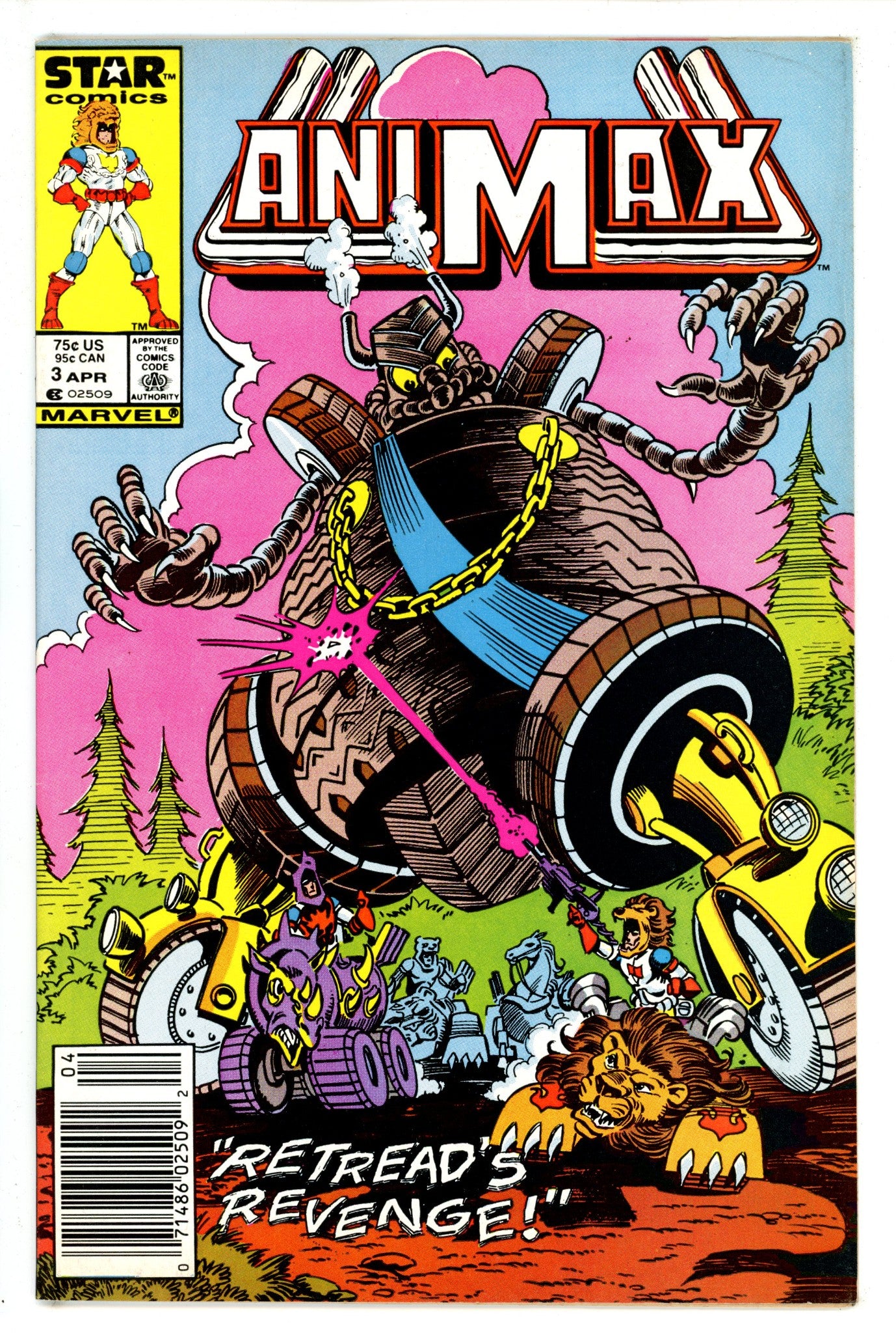 Animax 3 Newsstand FN/VF (1987)