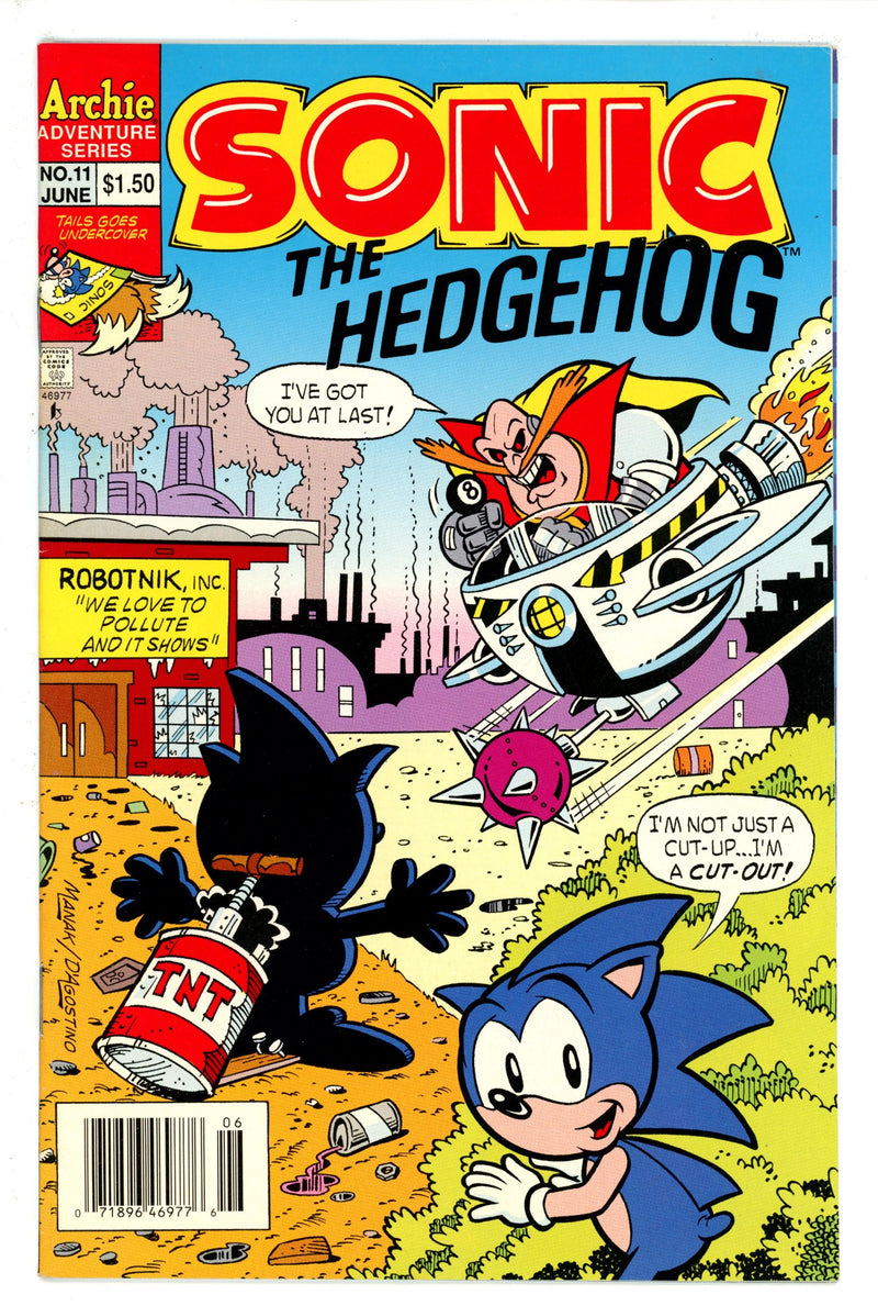Sonic the Hedgehog Vol 2 11 Canadian FN/VF
