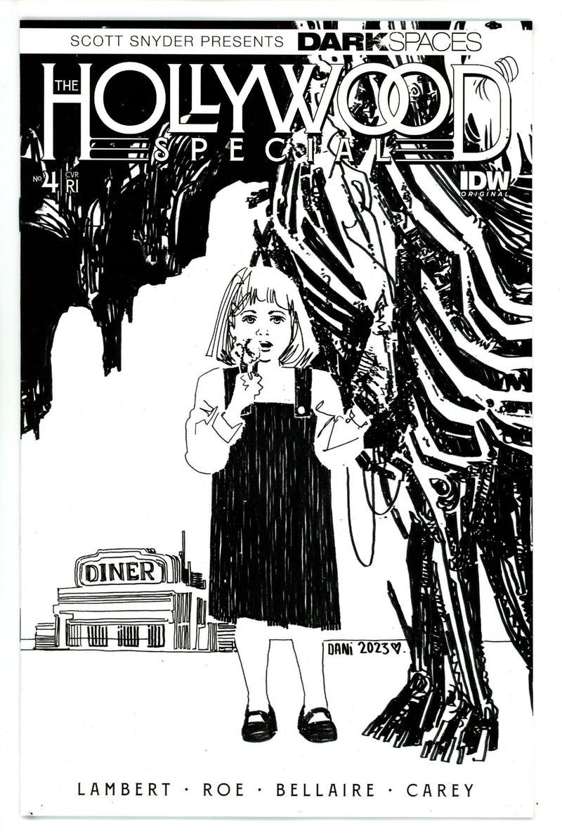 Dark Spaces Hollywood Special 4 Dani B&W Incentive Variant VF/NM (2023)