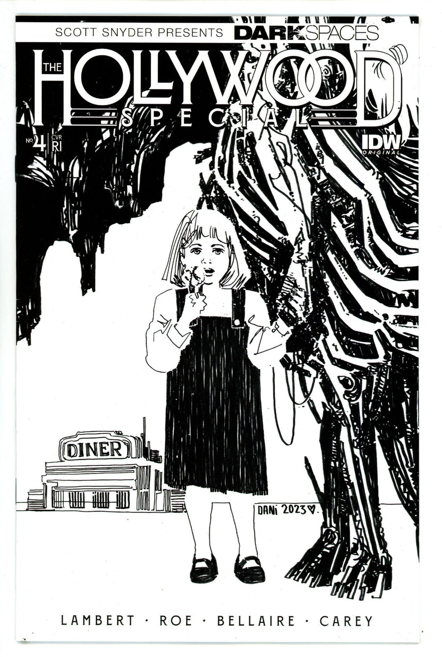 Dark Spaces Hollywood Special 4 Dani B&W Incentive Variant VF/NM (2023)
