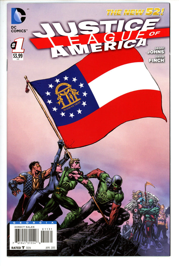 Justice League of America Vol 3 1 Georgia Flag Variant