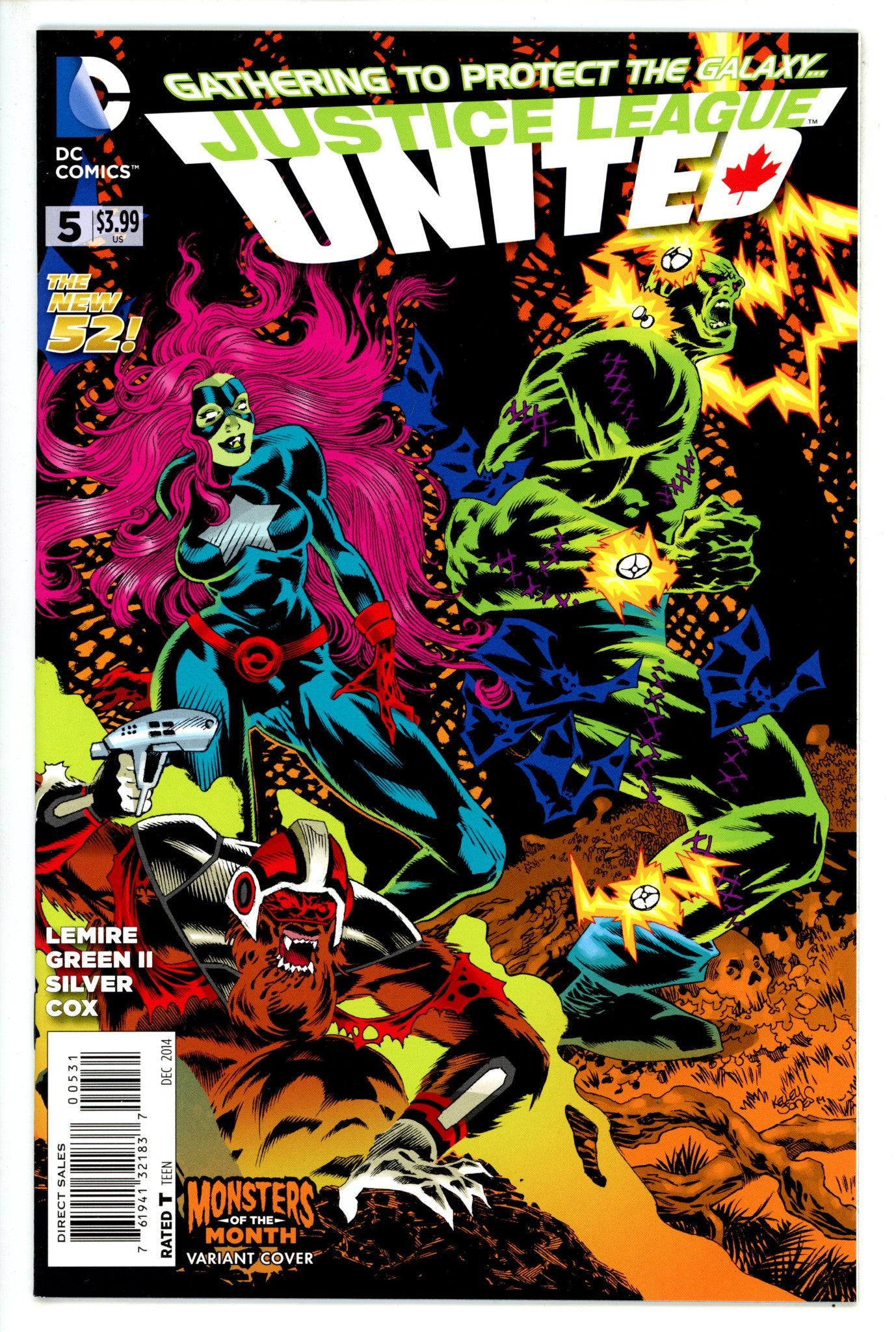 Justice League United 5 Canada Variant