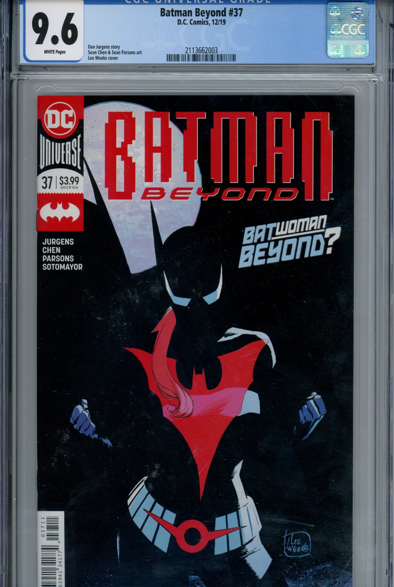 Batman Beyond Vol 6 37 CGC 9.6 (2019)